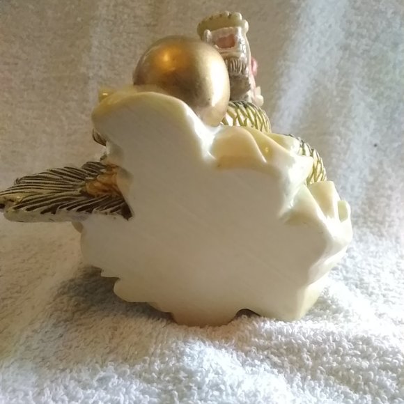 Qing Dynasty Golden Dragon Statue with Gold Ball: 新年快樂 - Picture 6 of 12